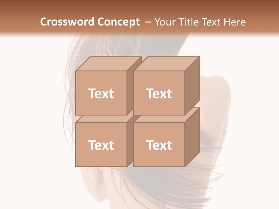 Attractive Caucasian Wind PowerPoint Template