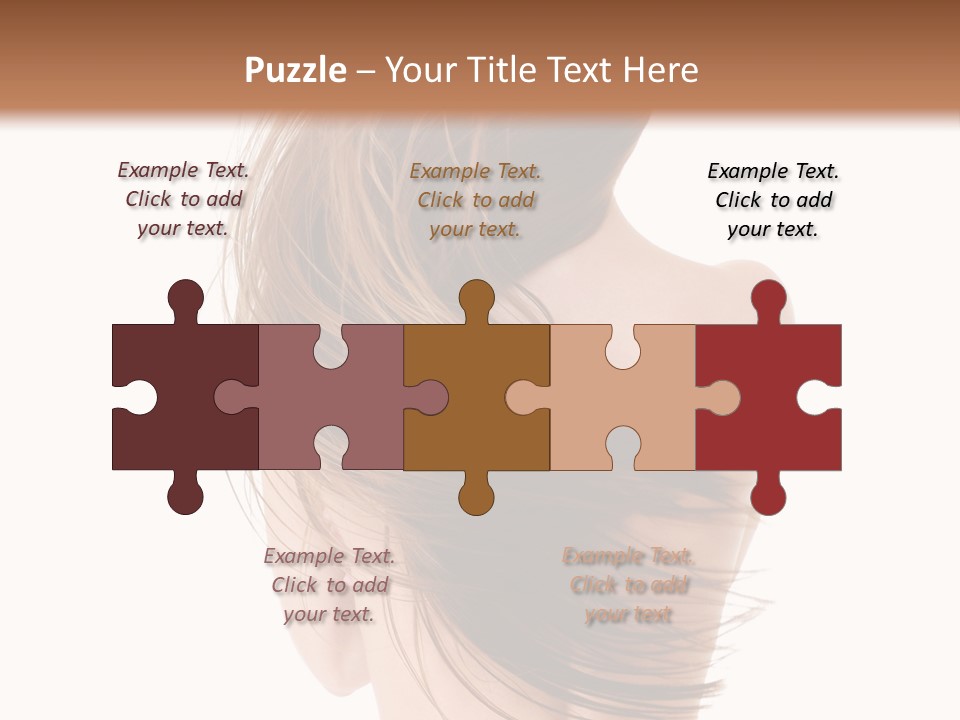 Attractive Caucasian Wind PowerPoint Template