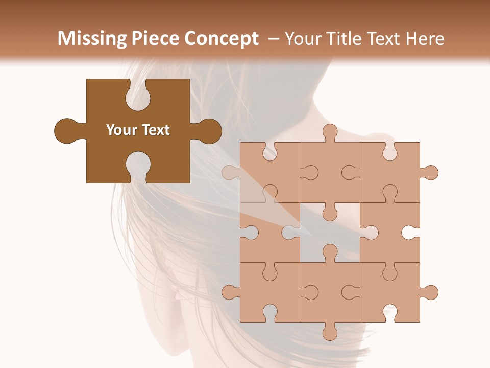 Attractive Caucasian Wind PowerPoint Template