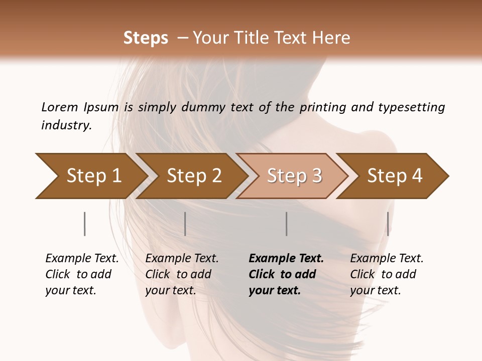 Attractive Caucasian Wind PowerPoint Template