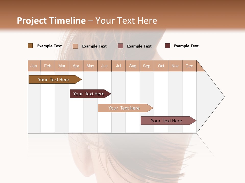 Attractive Caucasian Wind PowerPoint Template