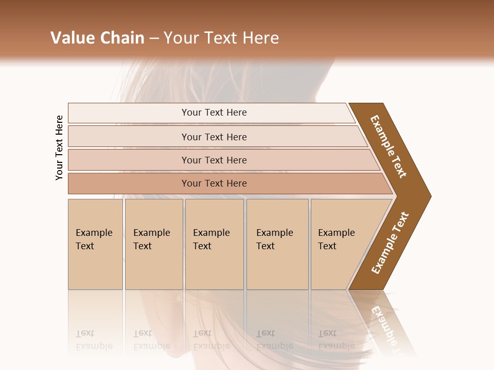 Attractive Caucasian Wind PowerPoint Template