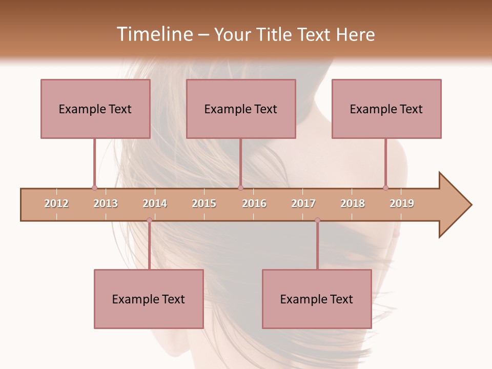 Attractive Caucasian Wind PowerPoint Template