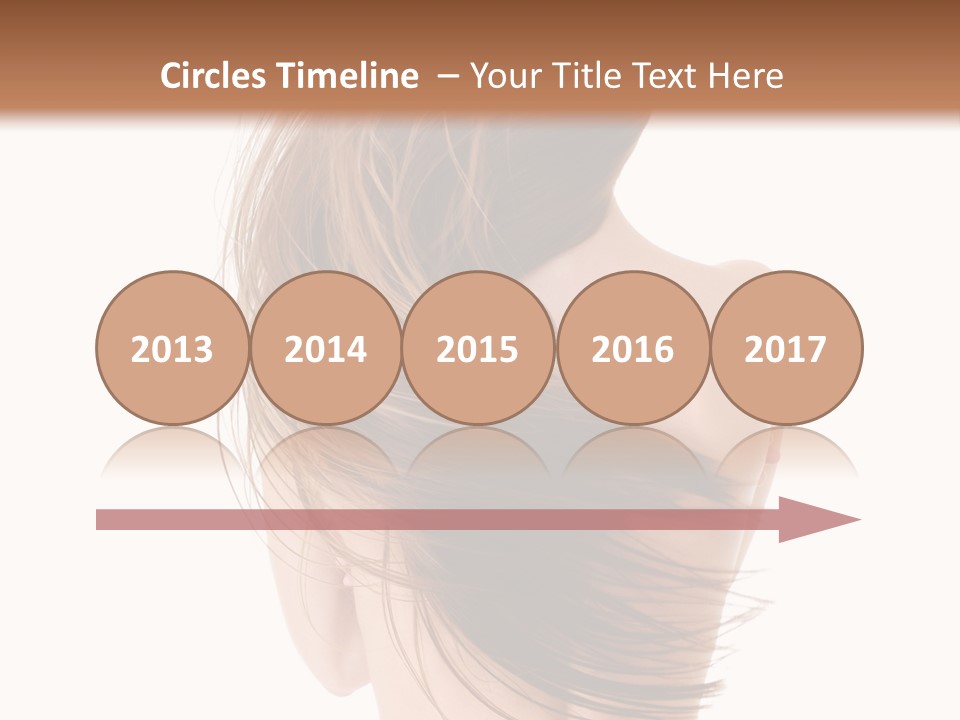 Attractive Caucasian Wind PowerPoint Template