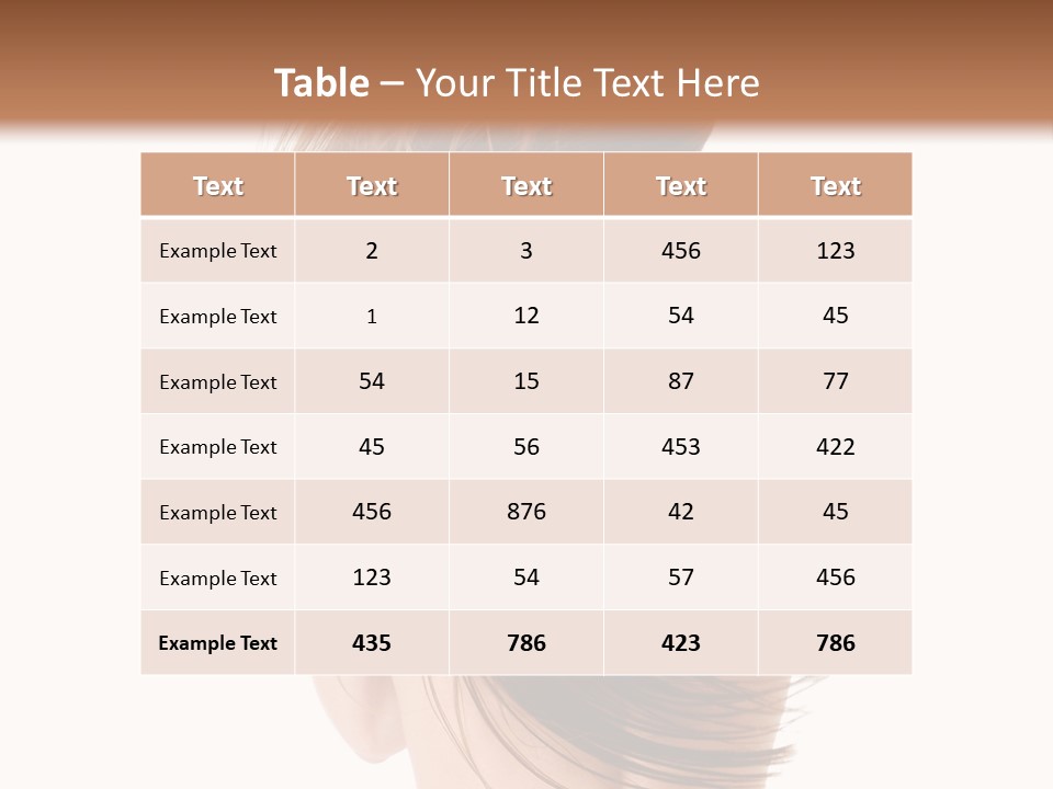 Attractive Caucasian Wind PowerPoint Template