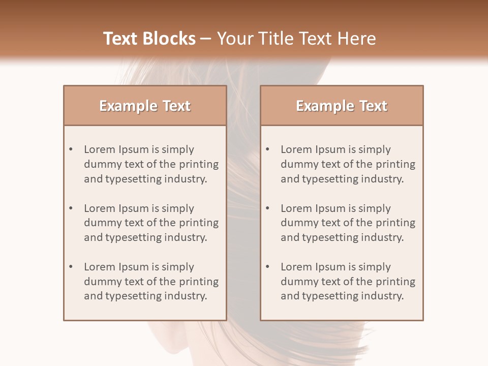 Attractive Caucasian Wind PowerPoint Template