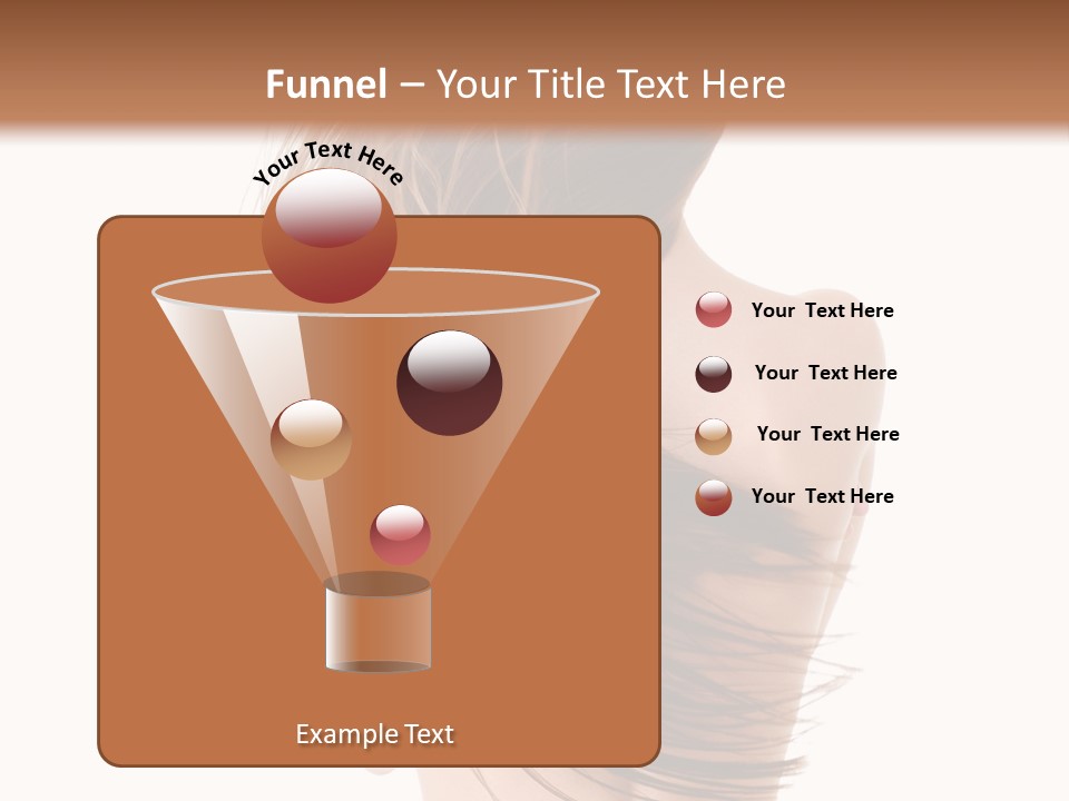 Attractive Caucasian Wind PowerPoint Template