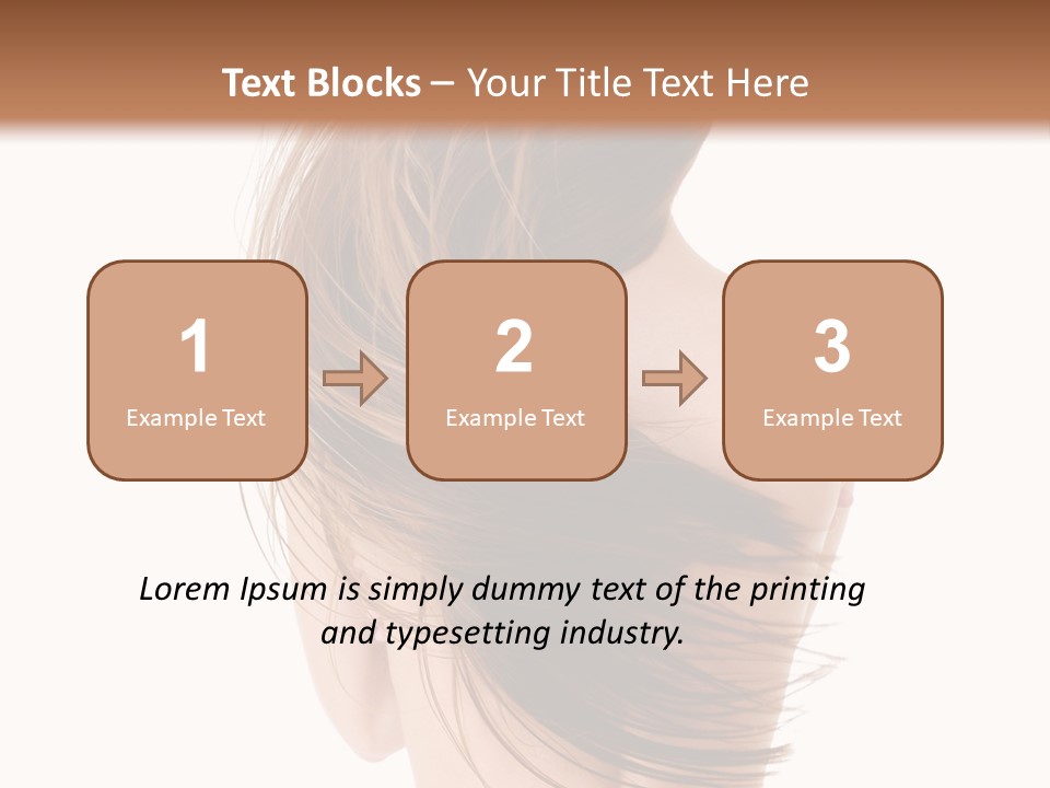 Attractive Caucasian Wind PowerPoint Template