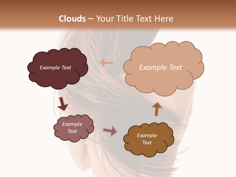 Attractive Caucasian Wind PowerPoint Template