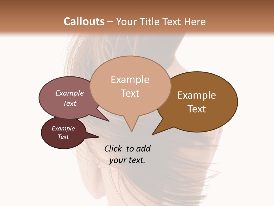 Attractive Caucasian Wind PowerPoint Template