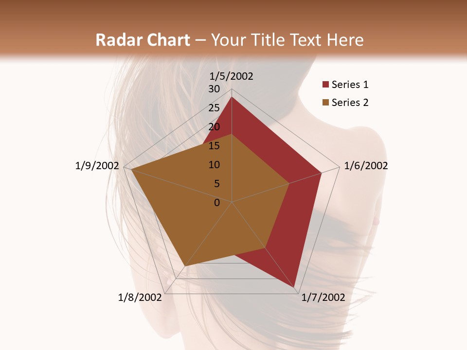 Attractive Caucasian Wind PowerPoint Template