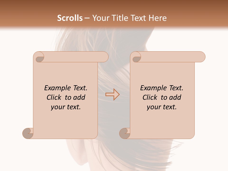 Attractive Caucasian Wind PowerPoint Template