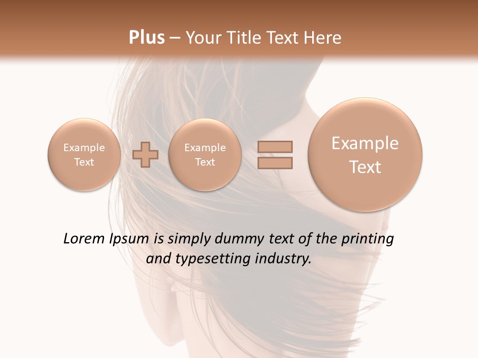 Attractive Caucasian Wind PowerPoint Template