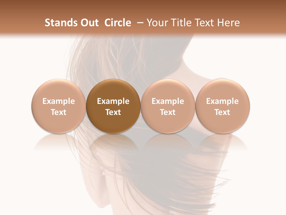 Attractive Caucasian Wind PowerPoint Template