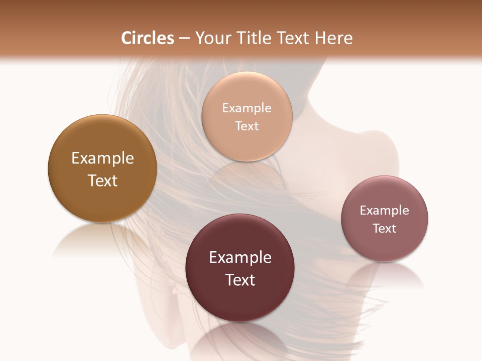 Attractive Caucasian Wind PowerPoint Template