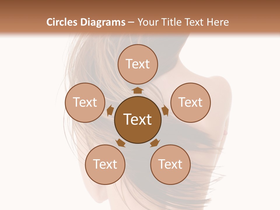 Attractive Caucasian Wind PowerPoint Template