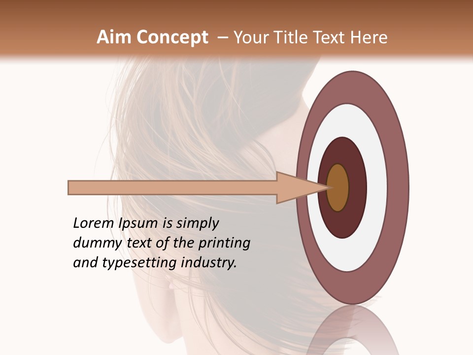 Attractive Caucasian Wind PowerPoint Template