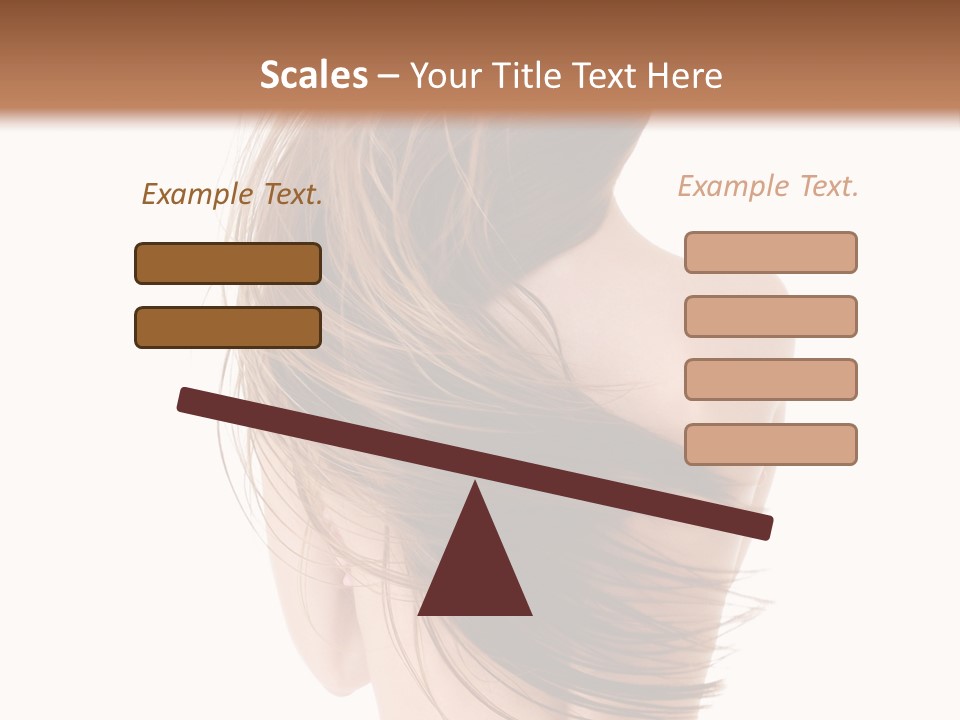 Attractive Caucasian Wind PowerPoint Template