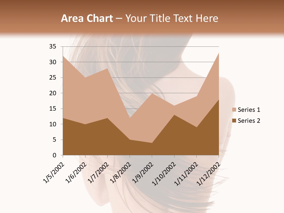 Attractive Caucasian Wind PowerPoint Template
