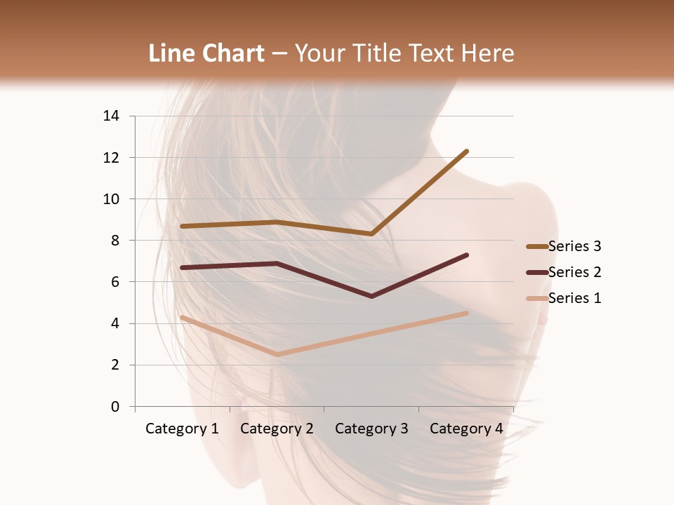 Attractive Caucasian Wind PowerPoint Template