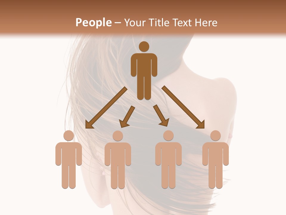 Attractive Caucasian Wind PowerPoint Template