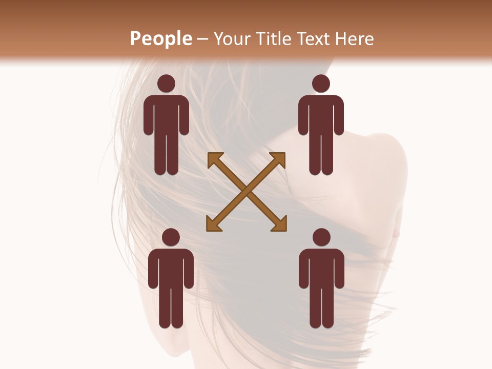 Attractive Caucasian Wind PowerPoint Template