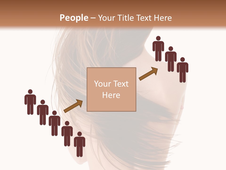 Attractive Caucasian Wind PowerPoint Template