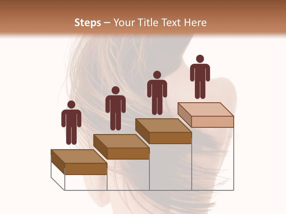 Attractive Caucasian Wind PowerPoint Template