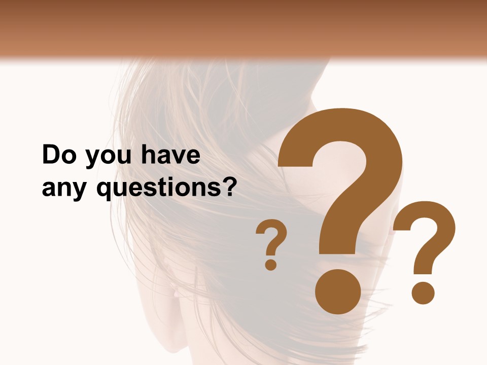 Attractive Caucasian Wind PowerPoint Template