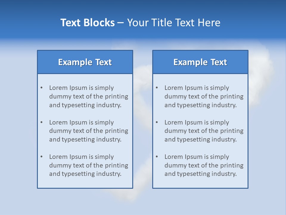 White Passion Air PowerPoint Template