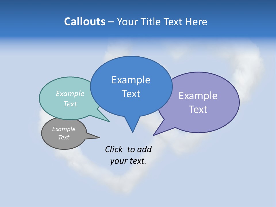 White Passion Air PowerPoint Template