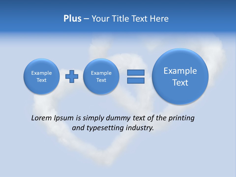 White Passion Air PowerPoint Template