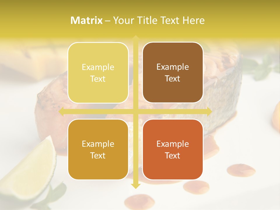 Plate Dish Restaurant PowerPoint Template