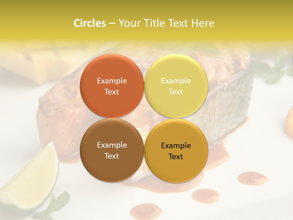 Plate Dish Restaurant PowerPoint Template