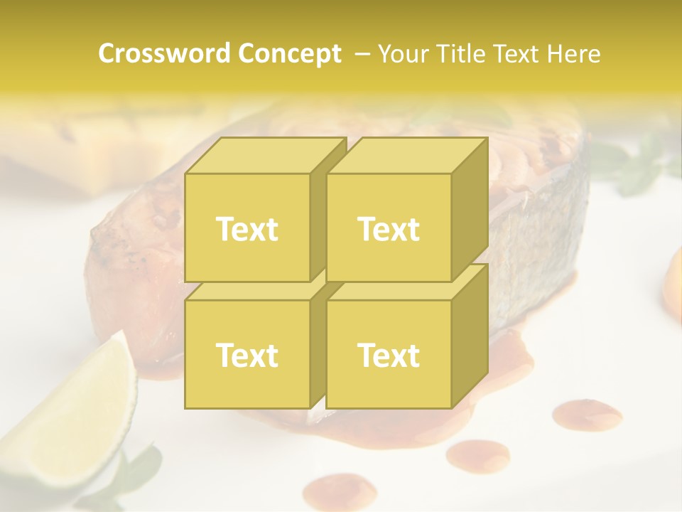 Plate Dish Restaurant PowerPoint Template