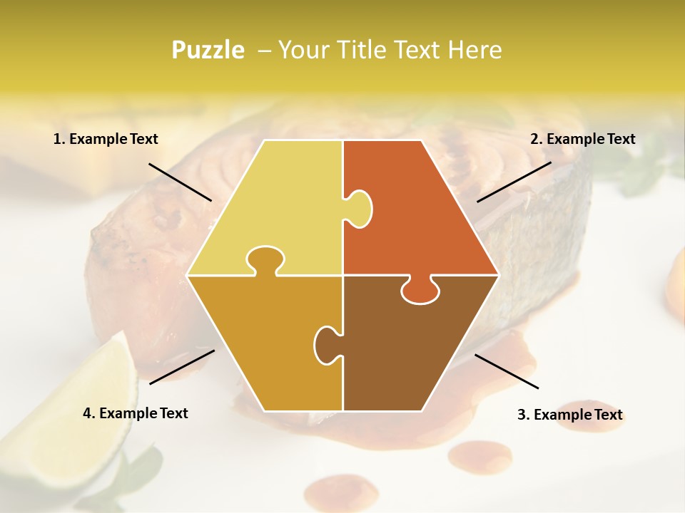 Plate Dish Restaurant PowerPoint Template