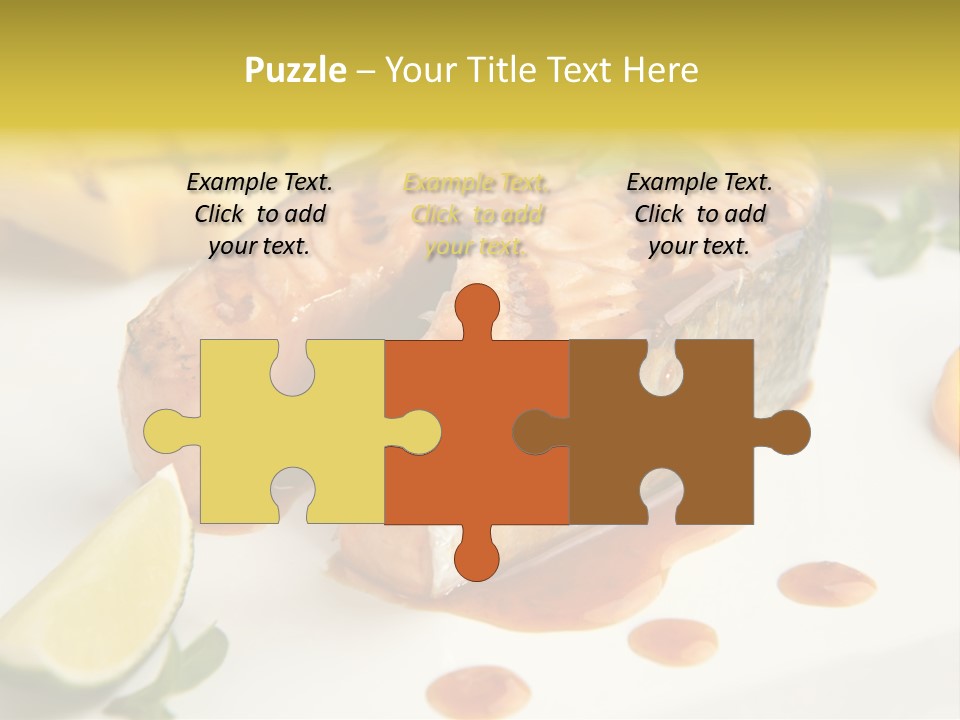 Plate Dish Restaurant PowerPoint Template