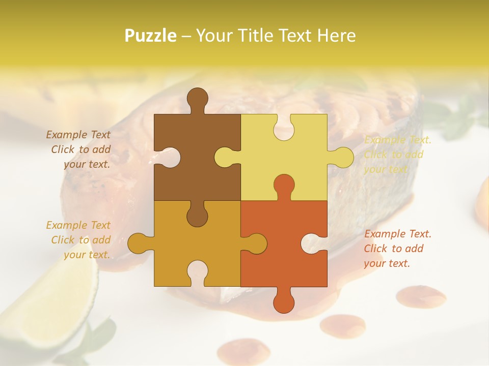 Plate Dish Restaurant PowerPoint Template