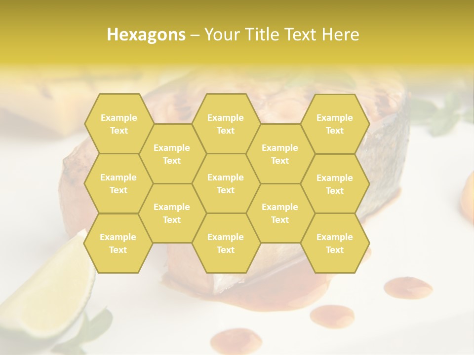 Plate Dish Restaurant PowerPoint Template