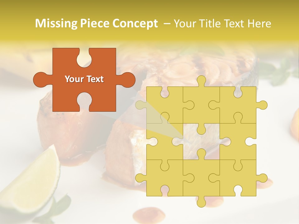 Plate Dish Restaurant PowerPoint Template