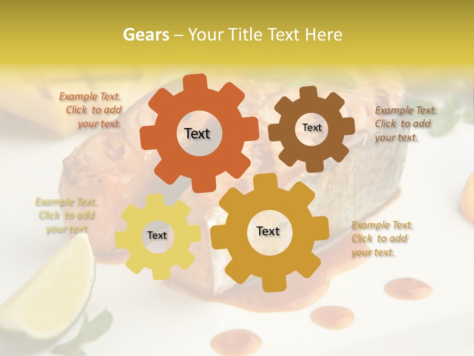 Plate Dish Restaurant PowerPoint Template