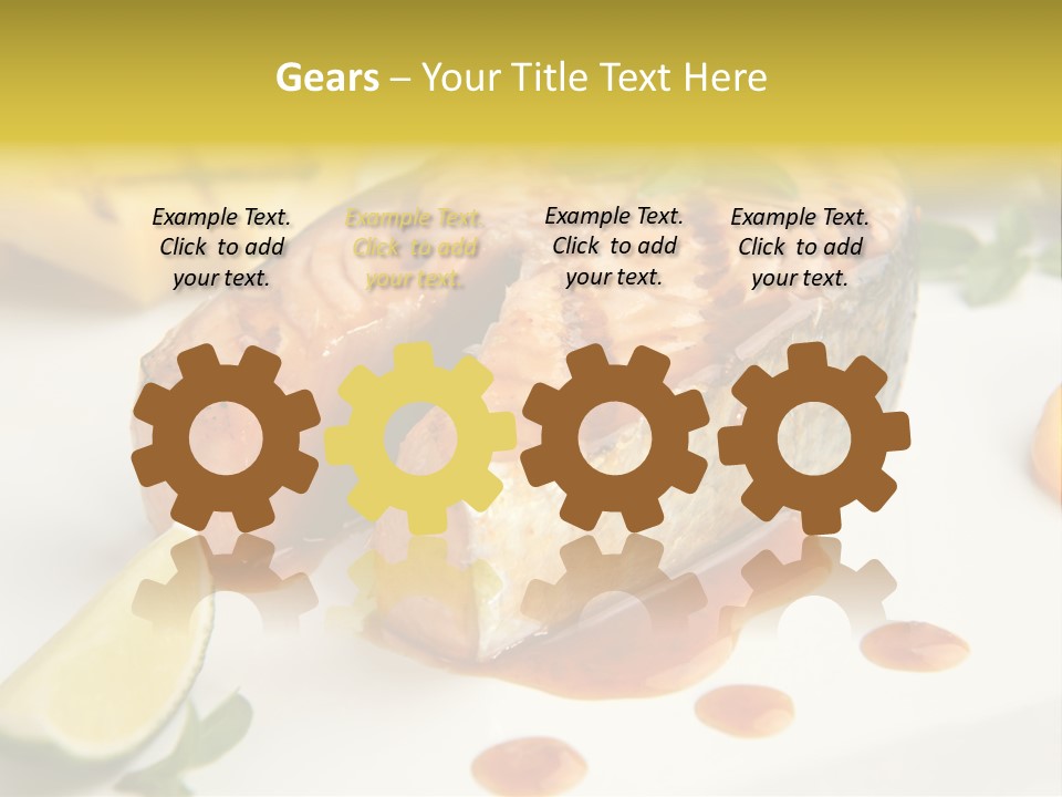 Plate Dish Restaurant PowerPoint Template