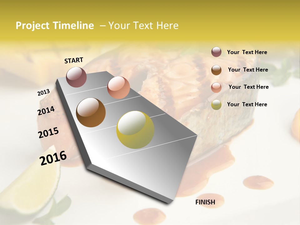 Plate Dish Restaurant PowerPoint Template