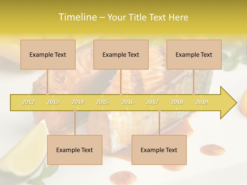 Plate Dish Restaurant PowerPoint Template
