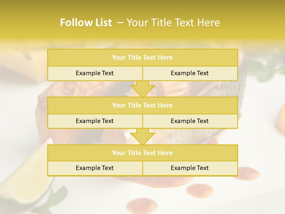 Plate Dish Restaurant PowerPoint Template