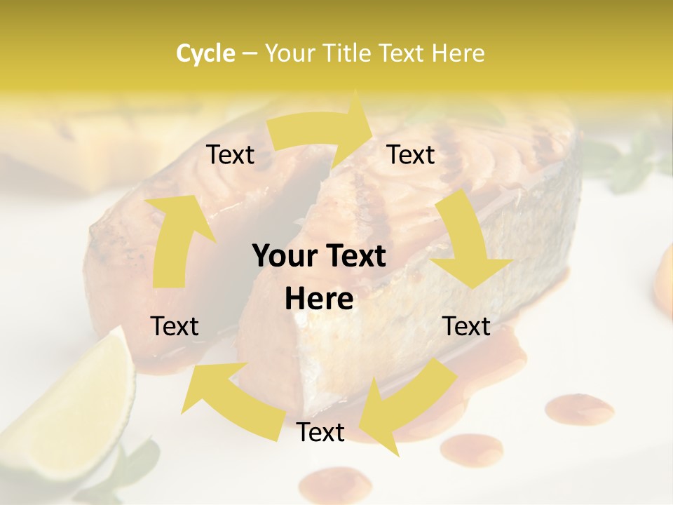 Plate Dish Restaurant PowerPoint Template