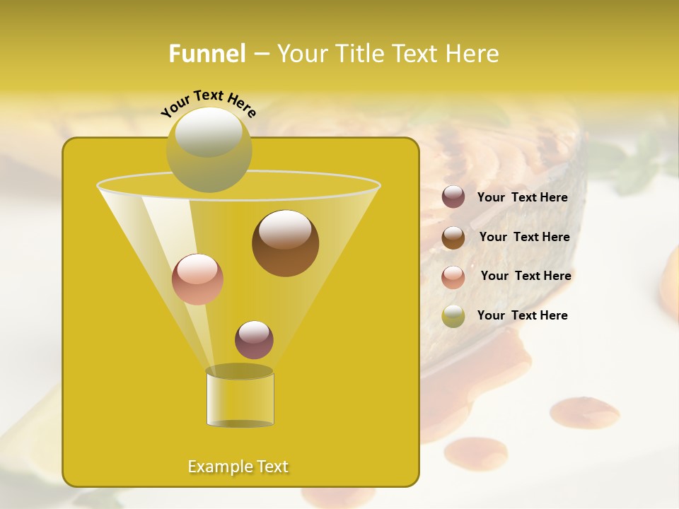 Plate Dish Restaurant PowerPoint Template