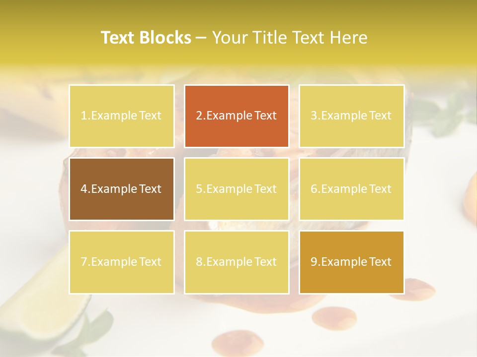 Plate Dish Restaurant PowerPoint Template