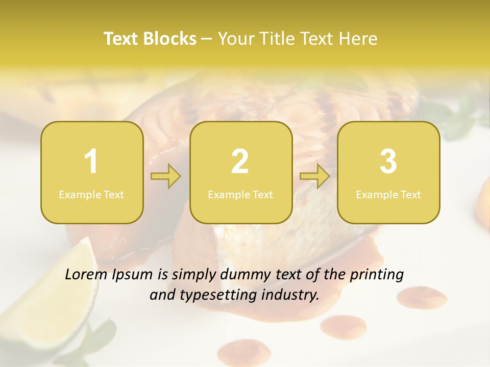 Plate Dish Restaurant PowerPoint Template