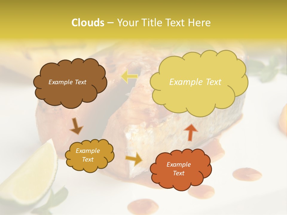 Plate Dish Restaurant PowerPoint Template